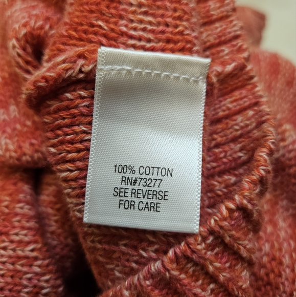 Croft & Barrow 1X Pink Knit Sweater - Picture 5 of 5